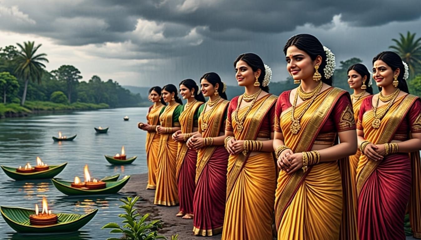 Aadi Perukku & Aadi Sale festival illustration