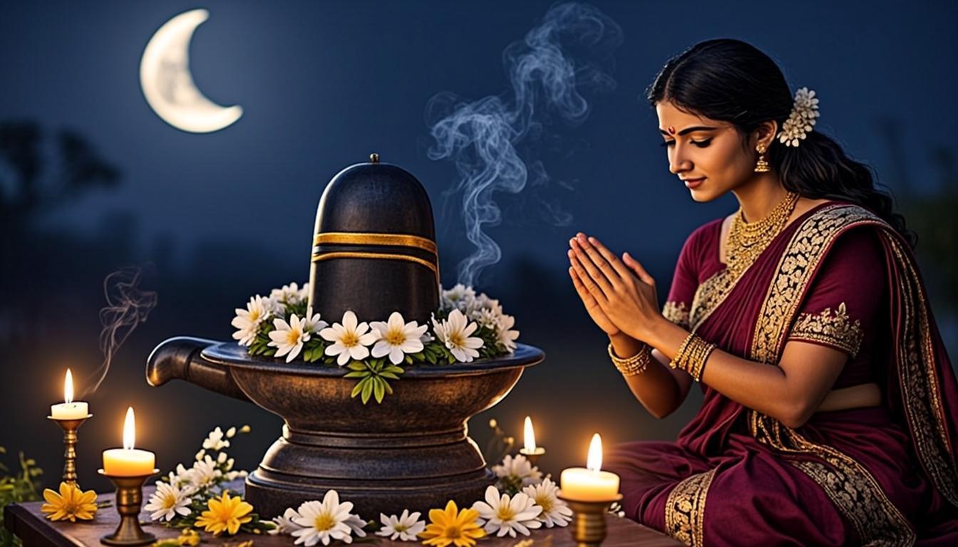Maha Shivaratri festival illustration
